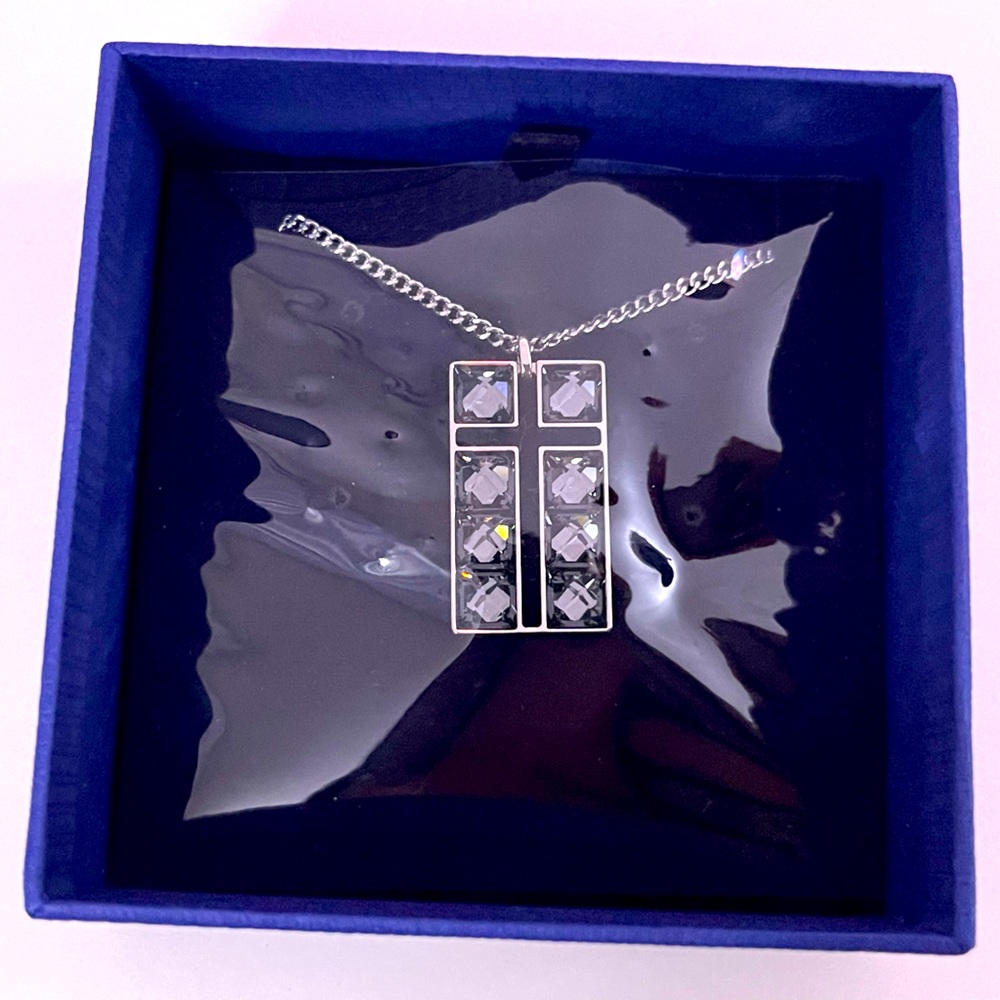 Swarovski Crystal Cross Necklace